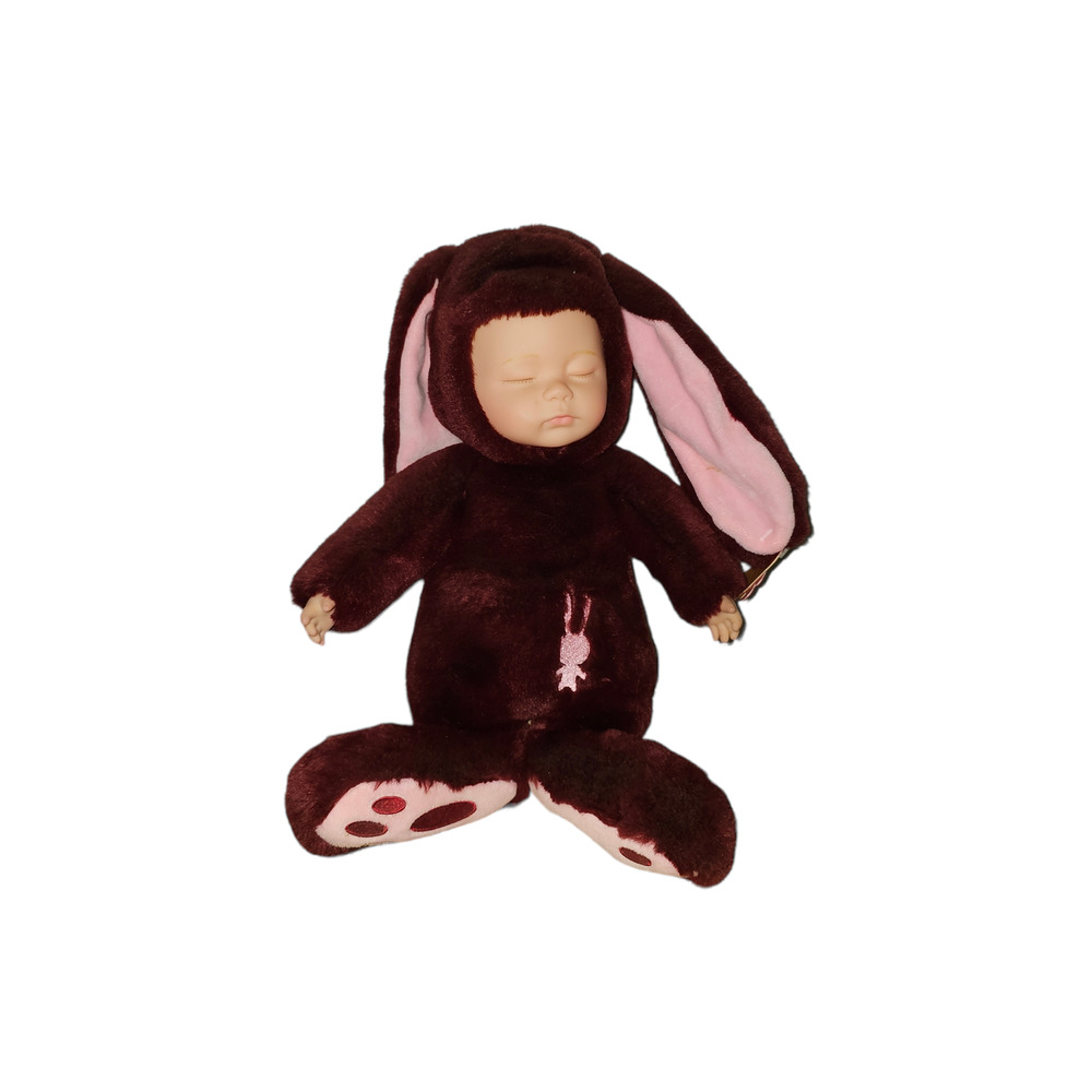 Gloveleya Sleep Baby 15" Plush Bunny with Baby Face NWT